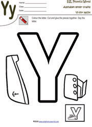 alphabet-letter-y-craft-worksheet